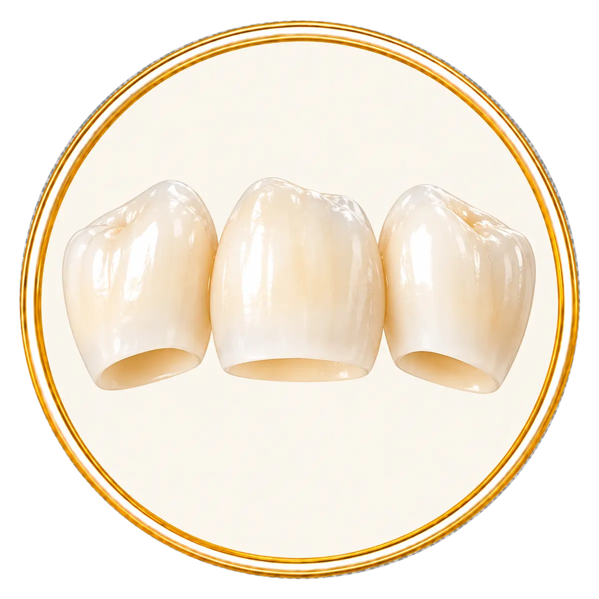 petradent e max crowns circle transparent